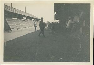 France, Cour de Chabrol, Militaires, 1915, Vintage silver print