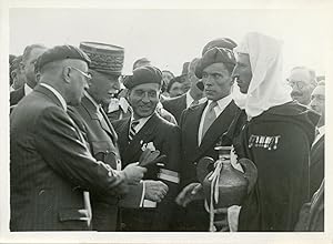 Gergovie, rencontre délégués de Métropole et France Outre-mer, 1942, vintage silver print