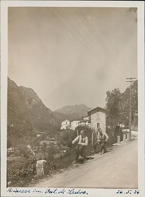 Italie, Ledro, Promenade à Biacesa, 1926, Vintage silver print