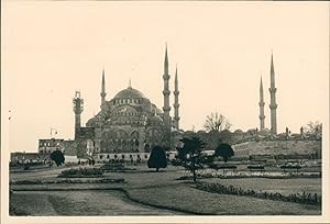 Turquie, Istanbul, Mosquée Süleymaniye, ca.1940, Vintage silver print
