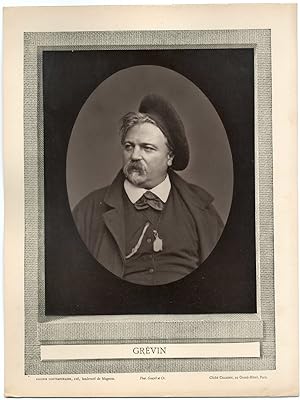 Galerie Contemporaine, Alfred Grévin (1827 - 1892), sculpteur, caricaturiste et créateur de costu...
