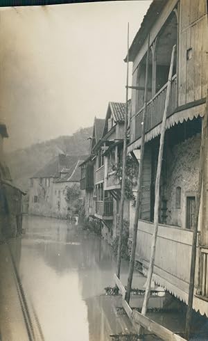 France, Pyrénées, Le Saleys, 1911, Vintage silver print