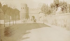 Italie, Rome, Porte Saint-Paul, 1911, Vintage citrate print