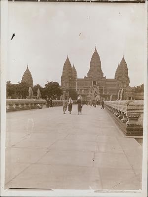 France, Paris, Exposition Coloniale Internationale, Pavillon Indochine Angkor Vat, 1931, vintage ...
