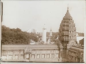 France, Paris, Exposition Coloniale Internationale, Pavillon Indochine Angkor Vat, 1931, vintage ...