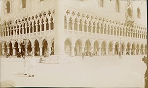 Italie, Venise, Palais des Doges, 1911, Vintage citrate print