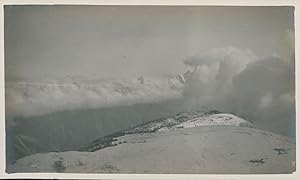 Slovénie, Monte Stol et vue du Krn, 1916, Vintage silver print