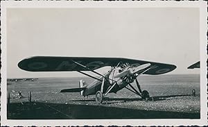 Aviation, Morane 315, ca.1930, vintage silver print