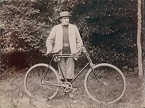 Cycliste, ca.1925, Vintage silver print