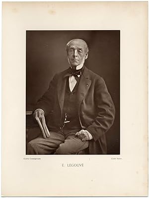 Galerie Contemporaine, Ernest Legouvé (1807 - 1903), est un écrivain, dramaturge, poète, moralist...