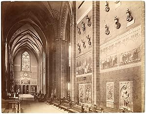 Allemagne, Francfort, Frankfurt, la collégiale Saint-Barthélemy, vue intérieure