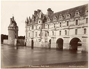 France, Chenonceaux, partie ouest, vue générale