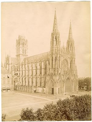 France, Rouen, église Saint-Ouen, vue générale