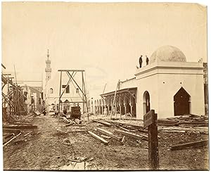 France, Paris, vue animée, construction des palais