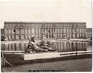 France, Versailles, le château, côté du jardin