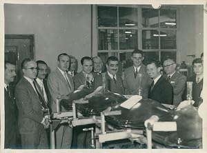 Argentine, Visite de la Standard Electric, 1961, Vintage silver print