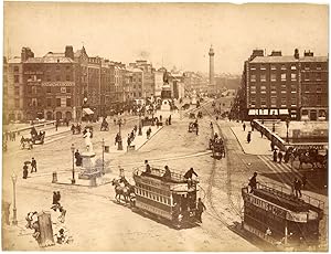 Irlande, Eire, Dublin, Sackville Street, vue générale