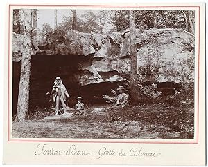 France, Fontainebleau, grotte de Cybèle