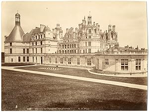 France, Chambord, vue générale du château