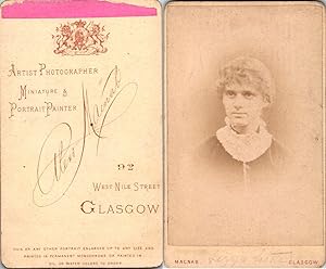 Macnab, Glasgow, Scotland, Portrait de jeune homme ou jeune fille