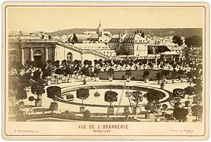 France, Versailles, Vue de l Orangerie, ca.1870, Vintage albumen print