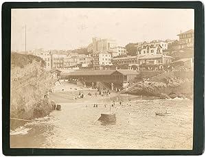 France, Biarritz, les bains du port Vieux