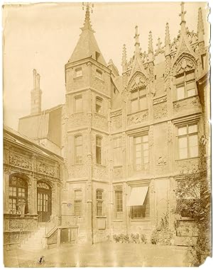 France, Rouen, Bourgtheroulde, la tourelle