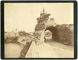 France, Biarritz, le rocher de la Vierge