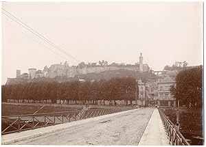 France, Chinon, la forteresse royale, vue générale