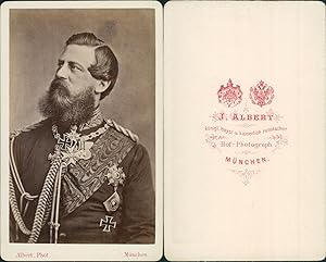 Bild des Verkufers fr J. Albert, Mnchen, Knig Friedrich III von Preussen, Kaiser von Deutschland, circa 1870 zum Verkauf von photovintagefrance