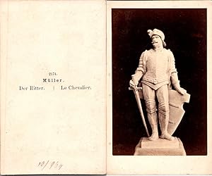 Statue, sculpture Le Chevalier par Müller, der Ritter