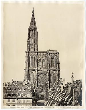 France, Strasbourg, cathédrale Notre-Dame, vue générale