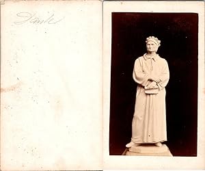 Statue, sculpture de Dante