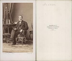 Bild des Verkufers fr Disdri, Paris, Alexandre-Gabriel Decamps, peintre zum Verkauf von photovintagefrance
