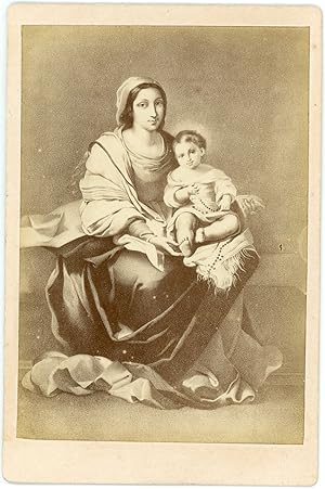 Illustration Vierge et Enfant, ca.1880