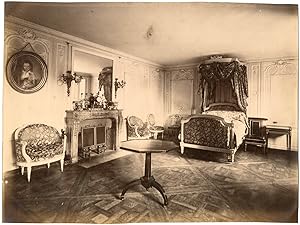 France, Versailles, le petit Trianon, chambre de la Reine Marie Antoinette