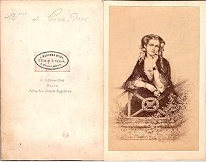 Demaisons, Paris, Madame de Girardin, d'après une gravure