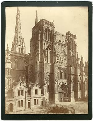 France, Bordeaux, portail méridional de la cathédrale Saint-André