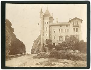 France, Biarritz, entrée du chemin de la côte des Basques