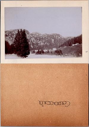 Suisse, Schweiz, Grisons, Village de Casaccia, col de Maloja, circa 1885