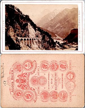 Autriche, Österreich, Südtirol, Viadukt bei Ponte di Muro, circa 1870