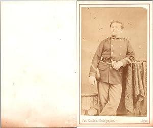 Paul Caillau, Agen, Jeune homme en uniforme militaire