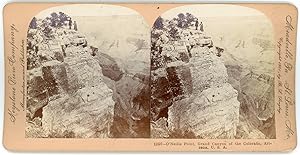 Stereo, Keystone View Company, B. L. Singley, O Neills Point, Grand Canyon of the Colorado, Arizo...