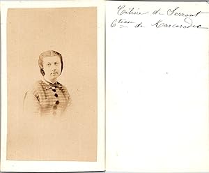 Céline de Serraut, comtesse de Karcaradec, circa 1860