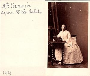 Actrice Théâtre, Léontine Denain, fille de la comédienne Melle Denain Comédie Française