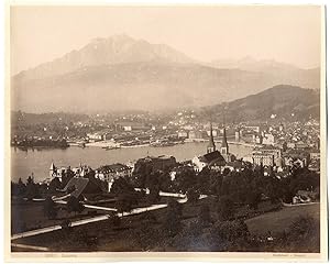 Sommer Giorgio, Suisse, Lucerne, Luzern, vue panoramique de la ville