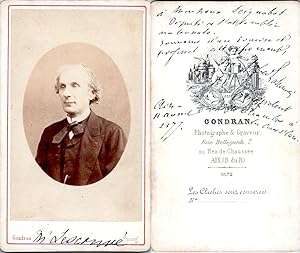 CDV Gondran, Aix, Homme nommé Lescanné, 1877