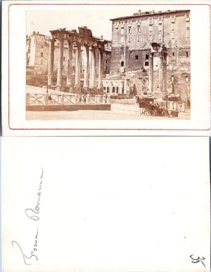 Italie, Italia, Rome, Roma, Forum Romanum, circa 1870