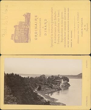 France, Bretagne, Plouër sur Rance, Tours de la forteresse de Péhou, circa 1880