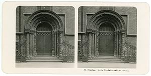 Stereo, Neue Photographische Gesellschaft A. G., Pologne, Breslau, Maria Magdalenenkirche, Porfal